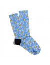 Eğlenceli Çorap Unisex Mavi Desen Yavru Ördek Baskılı Çorap ECSOKET143