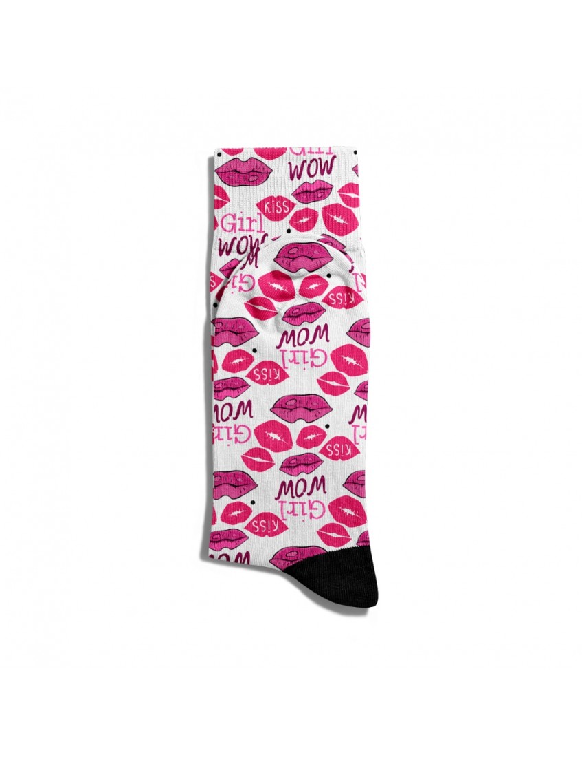 Eğlenceli Çorap Woow Girl Baskılı Çorap ECSOKET156