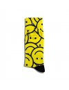 Eğlenceli Çorap Unisex Sarı Gülen Yüzler Desen Baskılı Çorap ECSOKET159