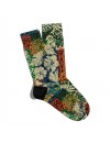 Eğlenceli Çorap Unisex  Bej Yaz Esintisi Renkli Desen Baskılı Çorap ECSOKET174