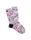 Eğlenceli Çorap Unisex  Fashion Style Desen Baskılı Çorap ECSOKET204