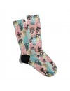 Eğlenceli Çorap Unisex Soft Summer Çicek Baskılı Çorap ECSOKET206