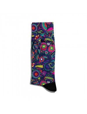 Eğlenceli Çorap Unisex Renkli Skull v2 Baskılı Çorap ECSOKET216 Eğlenceli Çorap Unisex Renkli Skull v2 Baskılı Çorap ECSOKET216