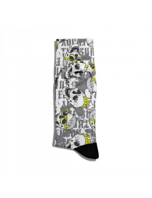 Eğlenceli Çorap Unisex Rock Skull Baskılı Çorap ECSOKET228 Eğlenceli Çorap Unisex Rock Skull Baskılı Çorap ECSOKET228