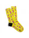 Eğlenceli Çorap Unisex Sarı Retro Simge PopArt Baskılı Çorap ECSOKET240