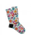 Eğlenceli Çorap Unisex  Cool Love Love PopArt Baskılı Çorap ECSOKET247