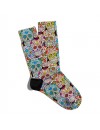 Eğlenceli Çorap Unisex Renkli Kuru Kafa Desen Baskılı Çorap ECSOKET251 Eğlenceli Çorap Unisex Renkli Kuru Kafa Desen Baskılı Çorap ECSOKET251