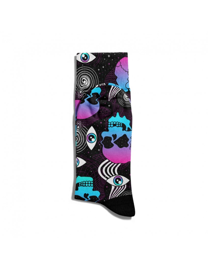 Eğlenceli Çorap Unisex Space Skull Baskılı Çorap ECSOKET252 Eğlenceli Çorap Unisex Space Skull Baskılı Çorap ECSOKET252