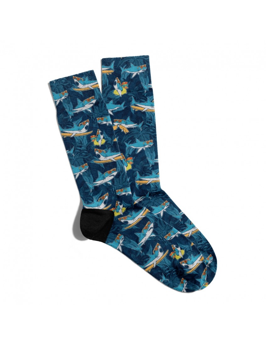 Eğlenceli Çorap Unisex Cool Köpek Balığı Baskılı Çorap ECSOKET262 Eğlenceli Çorap Unisex Cool Köpek Balığı Baskılı Çorap ECSOKET262
