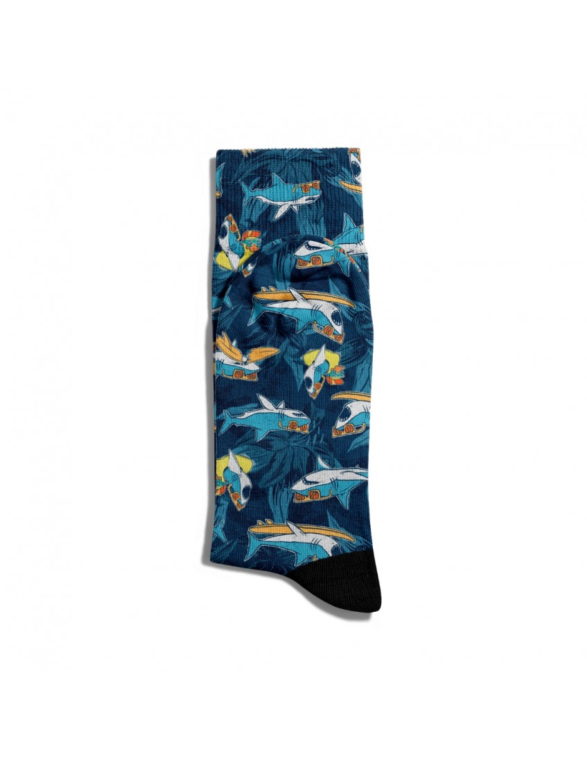 Eğlenceli Çorap Unisex Cool Köpek Balığı Baskılı Çorap ECSOKET262