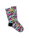 Eğlenceli Çorap Unisex Yaz Meyve Desen  PopARt Baskılı Çorap ECSOKET303