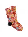 Eğlenceli Çorap Unisex  Yaz Temalı Deniz Yıldızı Desen Baskılı Çorap ECSOKET306