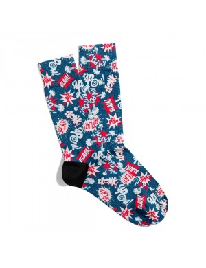 Eğlenceli Çorap Unisex  Zloonk Splat PopArt Baskılı Çorap ECSOKET309