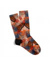 Eğlenceli Çorap Unisex Geometrik Etnik Kare Desen Baskılı Çorap ECSOKET310 Eğlenceli Çorap Unisex Geometrik Etnik Kare Desen Baskılı Çorap ECSOKET310