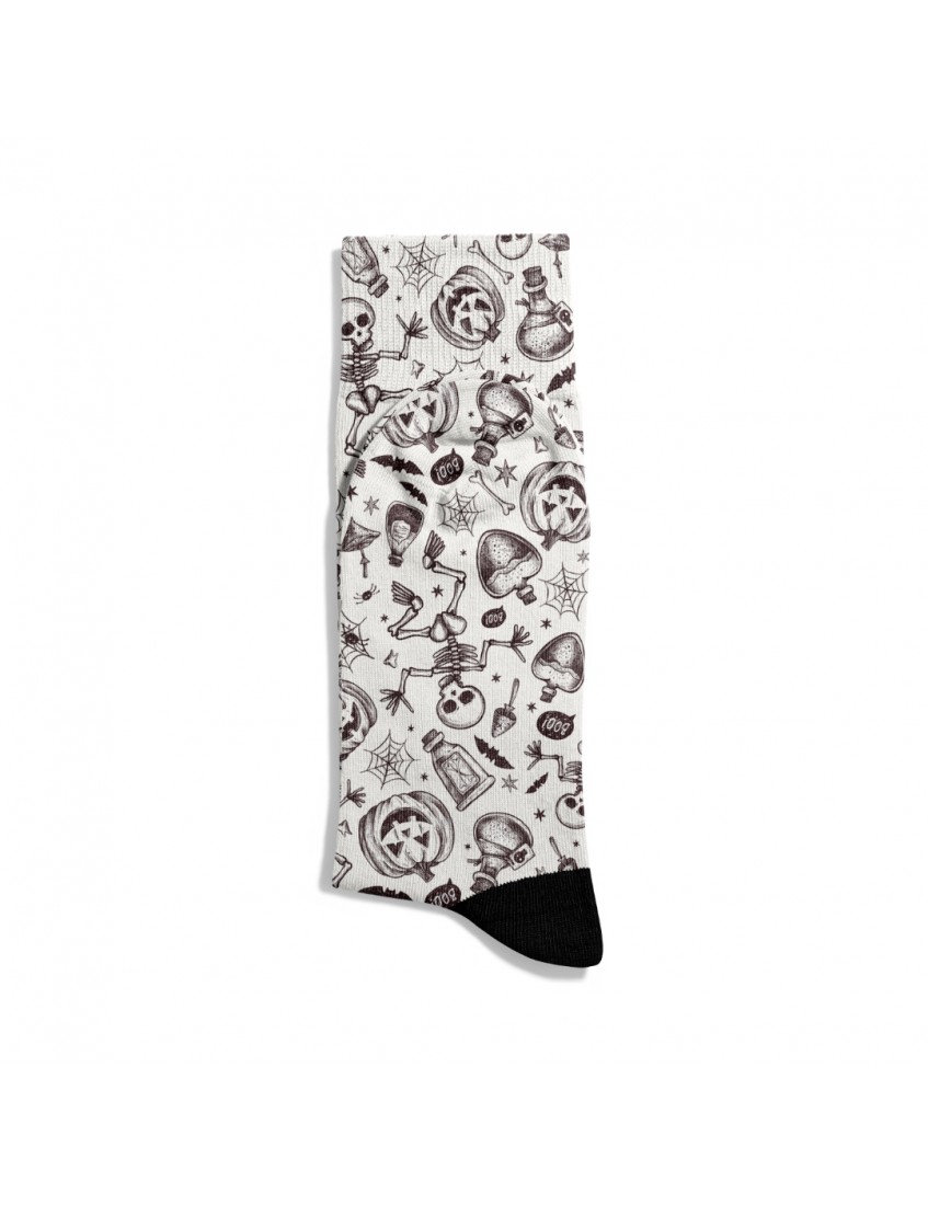 Eğlenceli Çorap Unisex Kuru Kafa Bal Kabağı Baskılı Çorap ECSOKET333 Eğlenceli Çorap Unisex Kuru Kafa Bal Kabağı Baskılı Çorap ECSOKET333