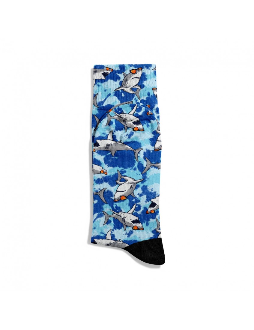 Eğlenceli Çorap Kamuflaj Köpek Balığı Desen Baskılı Çorap ECSOKET362