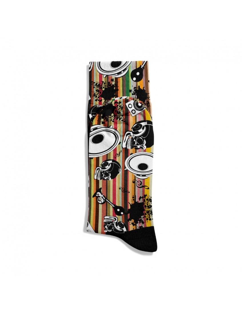 Eğlenceli Çorap Unisex Music Kuru Kafa Baskılı Çorap ECSOKET381 Eğlenceli Çorap Unisex Music Kuru Kafa Baskılı Çorap ECSOKET381
