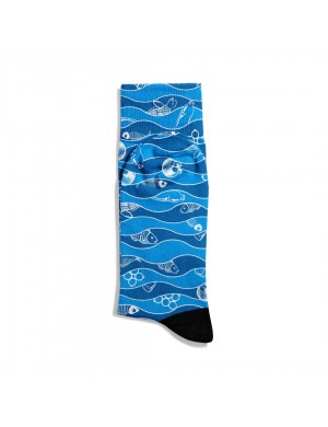 Eğlenceli Çorap Unisex Skull Balık Baskılı Çorap ECSOKET384 Eğlenceli Çorap Unisex Skull Balık Baskılı Çorap ECSOKET384