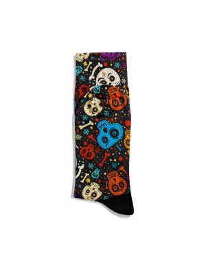 Eğlenceli Çorap Unisex Skull Halloween Desen Baskılı Çorap ECSOKET401 Eğlenceli Çorap Unisex Skull Halloween Desen Baskılı Çorap ECSOKET401