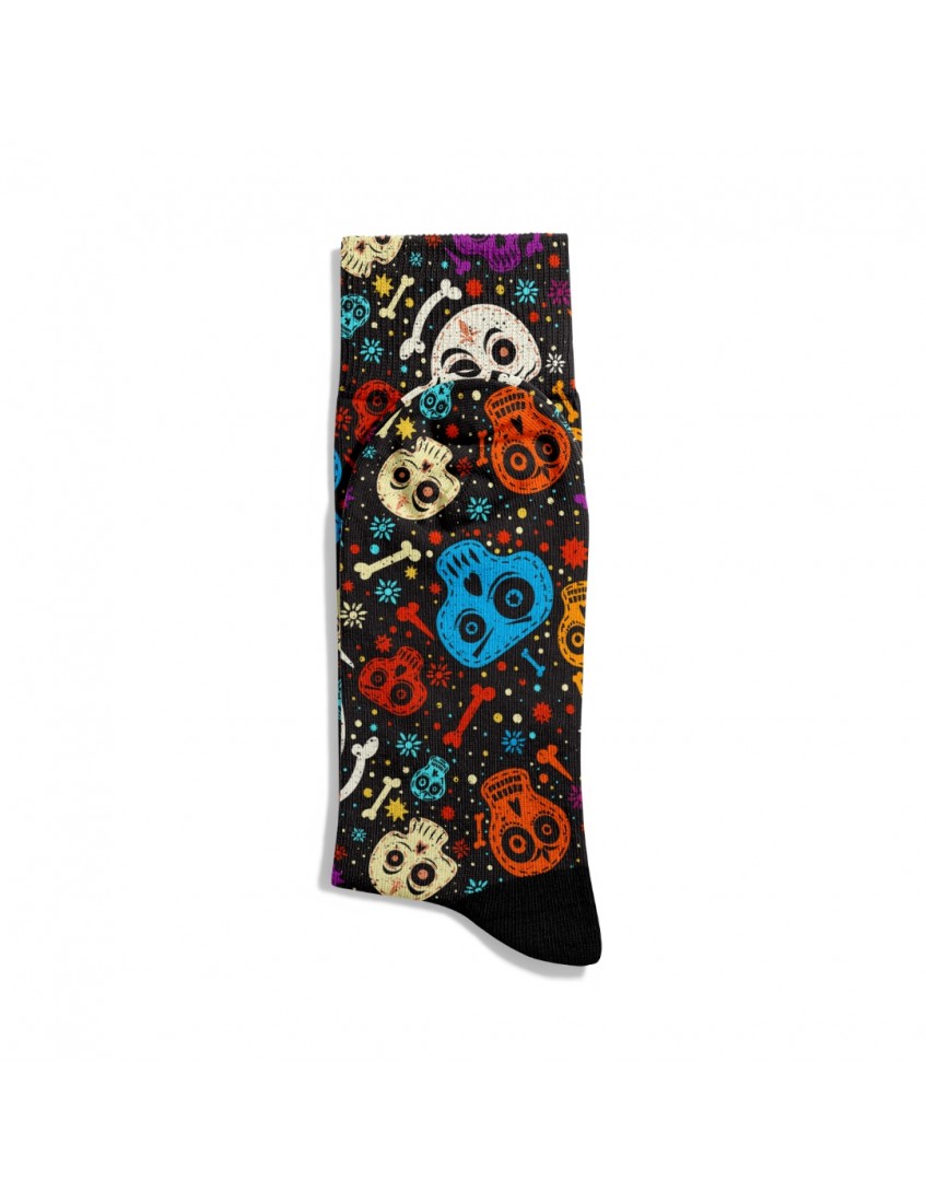 Eğlenceli Çorap Unisex Skull Halloween Desen Baskılı Çorap ECSOKET401 Eğlenceli Çorap Unisex Skull Halloween Desen Baskılı Çorap ECSOKET401