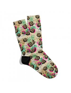 Eğlenceli Çorap Unisex Fun Road Hope Desen Baskılı Çorap ECSOKET406