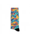 Eğlenceli Çorap Unisex Renkli Balık  Desen Baskılı Çorap ECSOKET421