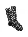 Eğlenceli Çorap Unisex Skull Kedi X1 Desen Baskılı Çorap ECSOKET422