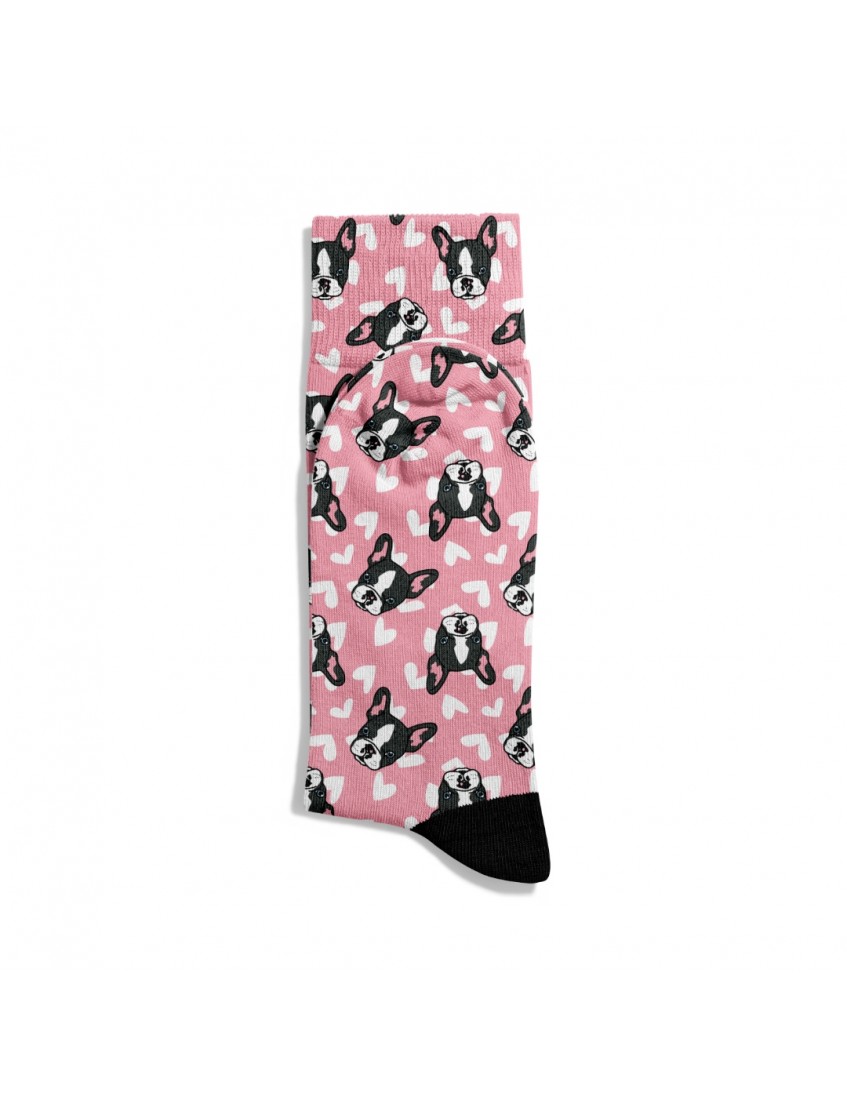 Eğlenceli Çorap  Unisex Love Dog Cute Desen Baskılı Çorap ECSOKET425