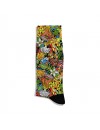 Eğlenceli Çorap  Unisex Yaz Partisi Renkli Desen Baskılı Çorap ECSOKET449