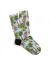 Eğlenceli Çorap  Unisex Palmiye Agaçları Renk Desen Baskılı Çorap ECSOKET471