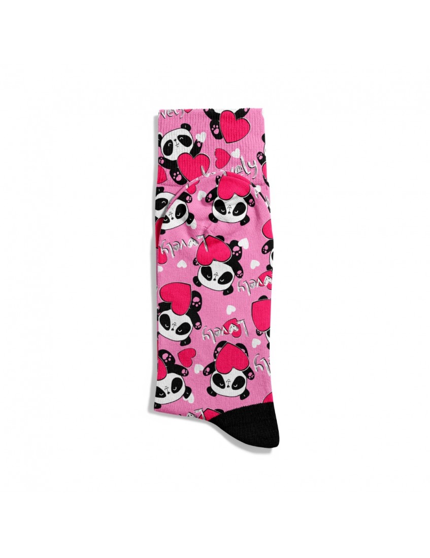 Eğlenceli Çorap  Unisex  Lovely Panda KS Desen Baskılı Çorap ECSOKET481