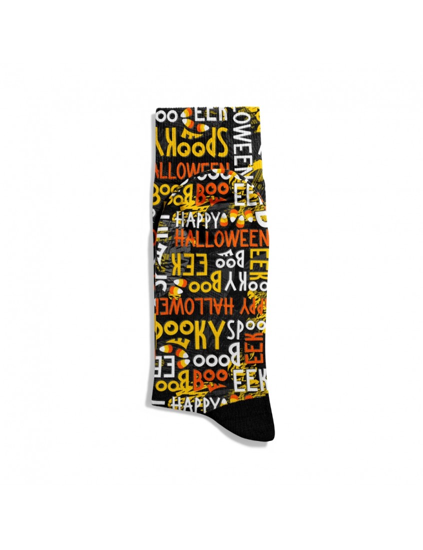 Eğlenceli Çorap  Unisex Graffiti Halloween K2 Desen Baskılı Çorap ECSOKET498