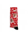 Eğlenceli Çorap Unisex  Kişiye Özel Face Yüz Baskılı Noel Yıl Başı Temalı Baskılı Özel Çorap EGNFC001