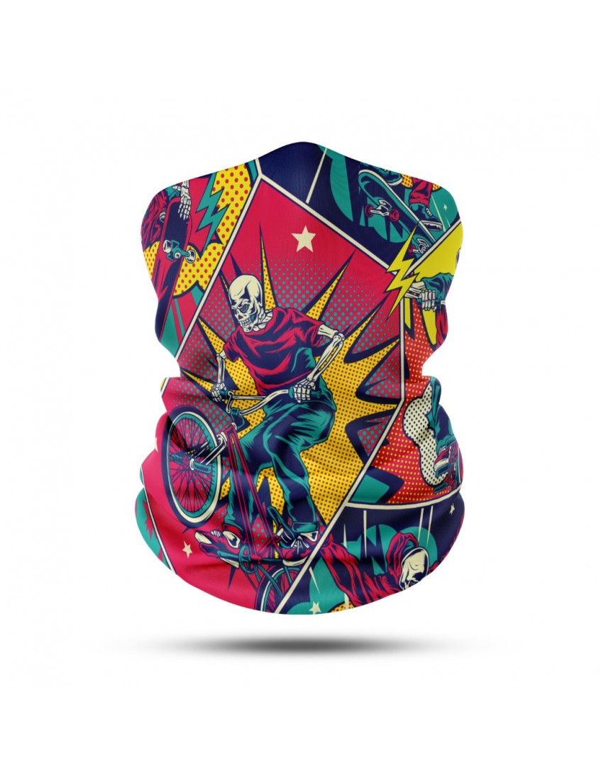 Unisex Outdoor Bandana & Boyunluk–Motosiklet Maskesi, Nefes Alabilir, Rüzgar Geçirmez, Bandana Boyunluk BDK373