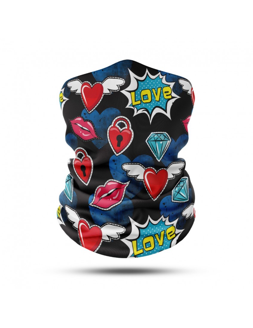 Unisex Outdoor Bandana & Boyunluk–Motosiklet Maskesi, Nefes Alabilir, Rüzgar Geçirmez, Bandana Boyunluk BDK419
