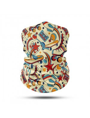 Unisex Outdoor Bandana & Boyunluk–Motosiklet Maskesi, Nefes Alabilir, Rüzgar Geçirmez, Bandana Boyunluk BDK713