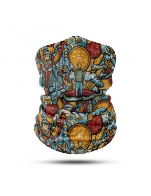 Unisex Outdoor Bandana & Boyunluk–Motosiklet Maskesi, Nefes Alabilir, Rüzgar Geçirmez, Bandana Boyunluk BDK972